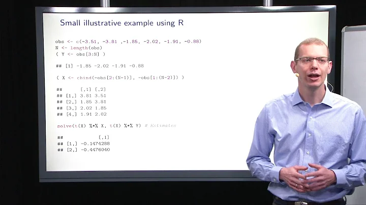 02417 Lecture 7 part A: Estimating parameters in ARMA models