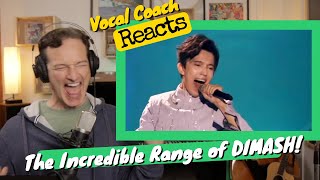 Dimash's EXTREME vocal range is mind blowing!