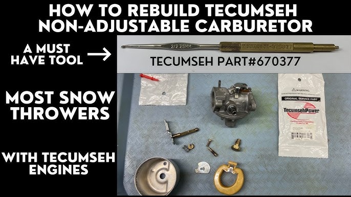 Vergaser Carb Kit Schneefräse Teile für Tecumseh 8HP 9HP 10HP