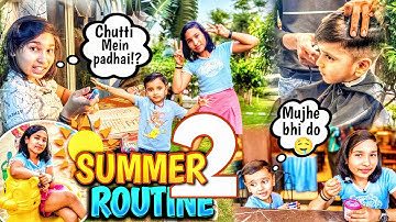 Summer Vacation Vibes 🌞✂️🍨📚| Part 2 | Haircut, Ice Cream, Study & Fun with Friends | #learnwithpari