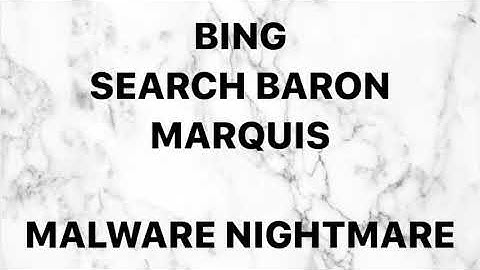 FINALLY A SOLUTION Search Marquis Removal