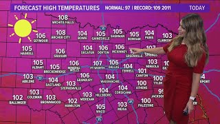 DFW Weather: Another Heat Warning, Fire Danger for Thursday