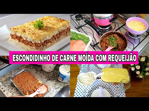 ESCONDIDINHO DE CARNE MOÍDA COM REQUEIJÃO CREMOSO - SUPER FÁCIL E DELICIOSO - MARYA ALVES