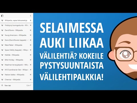 Video: Mitä välilehtiä minulla on auki?