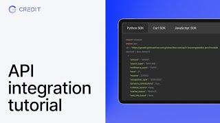 API integration Credit Scoring