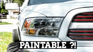 Painting Rams Stock headlights ( pass or fail )