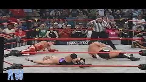 AJ Styles vs Samoa Joe vs Christopher Daniels (TNA Unbreakable 2005) - Highlights
