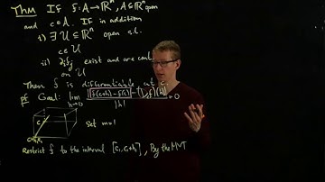 Analysis II Lecture 05 Part 2 continuously differentiable functions