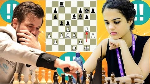 Tania Sachdev vs Magnus Carlsen 33