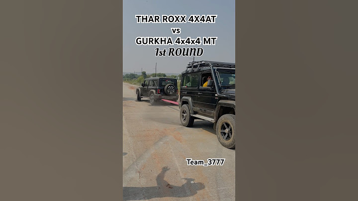 THAR ROXX 4x4 vs FORCE GURKHA Tug of war | 1st Time in Youtube | 🤦 #thar Roxx #3777 @imrahul3777