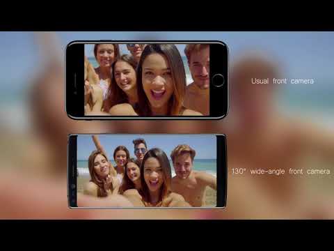 DOOGEE MIX 2, compare wide-angle camera with usual camera