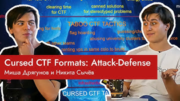 НГ2020: Cursed CTF Formats — Attack/Defense. Никита Сычёв и Михаил Дрягунов