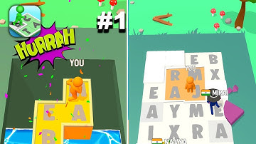 Word Race 3D - New Release - Hyper Hybrid Casual - Gameplay Walkthrough (iOS & Android)