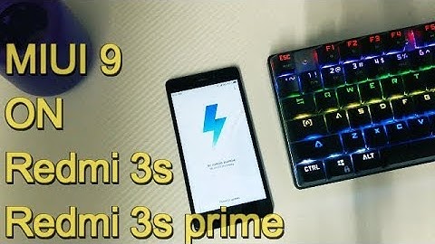 How to flash MIUI 9 on REDMI 3s / REDMI 3S PRIME😍