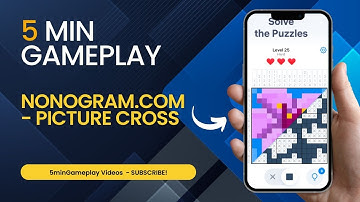 Nonogram - Picture Cross First 5 Minutes Gameplay (No Commentary) |  Puzzle Game