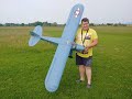 GIANT H-King NE-1 Navy Cub 2.4m (94.5") with ASP FT 160 twin glow Maiden flight