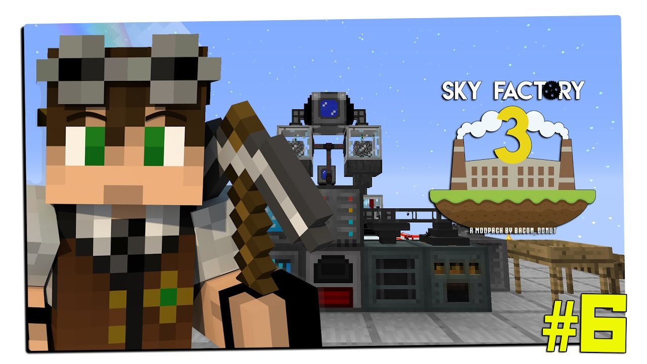 MINECRAFT | AUTO COTTURA DI MINERALI ! (SkyFactory 3 #6) minecraft minigames to build