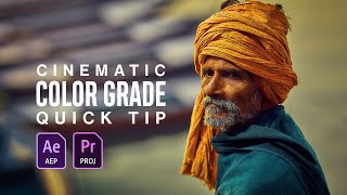 EASY Color Grading in After Effects and Premiere Pro Tutorial | Cinematic Look - हिंदी