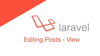 Laravel 5.2 PHP Build  a social network - Editing Posts (View)