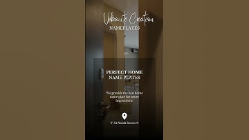 Premium name plate for home  #nameplate #nameplates #nameplatesforhome