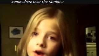 Somewhere Over The Rainbow ( Jackie with lyrics )