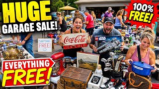 Everything Was Free At My Garage Sale!!