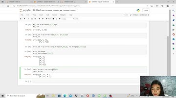 NUMPY QUICK TUTORIAL