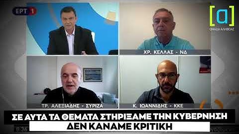 Τα ψέματα Αλεξιάδη για την στήριξη στην κυβέρνηση σε κάποια θέματα
