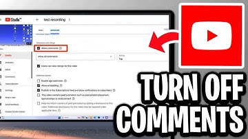 How To Turn OFF Comments On YouTube Video - Full Guide