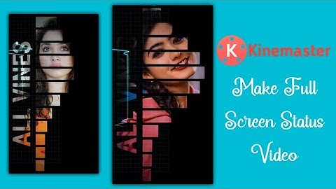 How to create trending WhatsApp status in kinemaster | Kinemaster video editing Tutorial