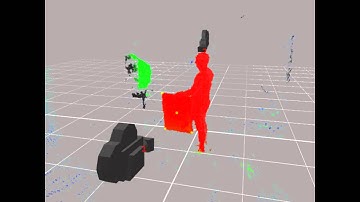 Motion Capture Calibration Video Using 2 Kinects