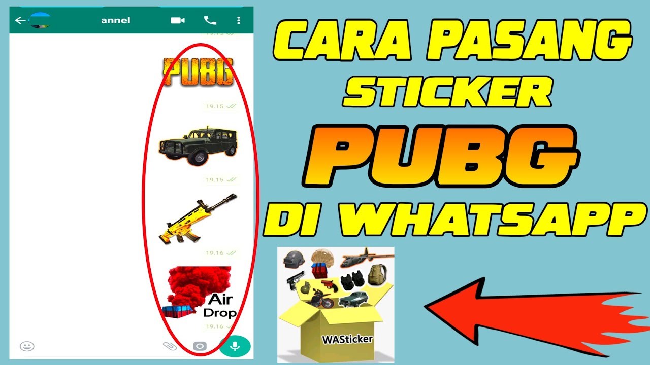 Cara Menambahkan Sticker Pubg Di Aplikasi Whatsapp Youtube