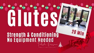 20 minutes Glutes strength and conditioning workout | No equipment #glutesworkout #hiit