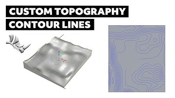 How to make Topography Contour Lines in Rhino
