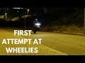 First attempt at wheelies