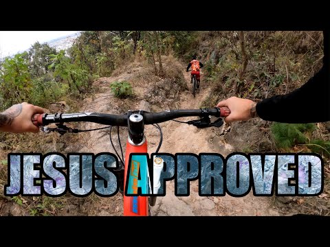 Jesus Approved this Mountain Bike trail in Morelia, Mexico