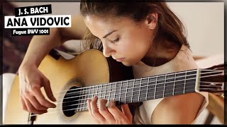 Ana Vidovic plays the Fugue BWV 1001 by J. S. Bach | Siccas Guitars