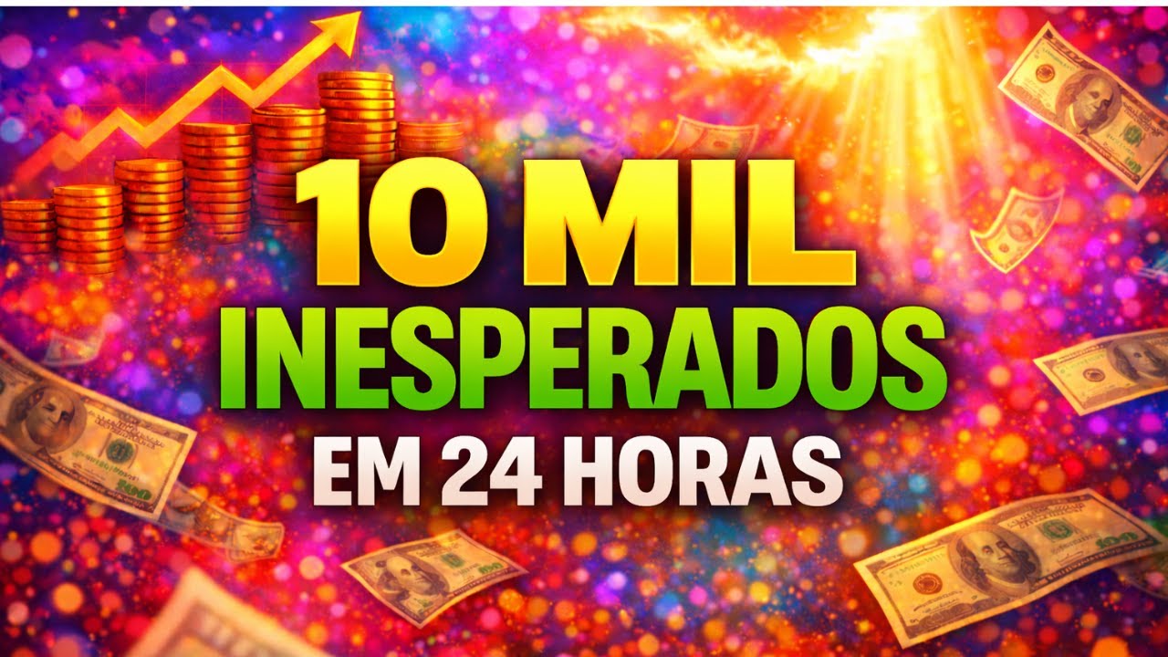 DECRETOS MENTAIS DE FÉ | R$ 10.000 INESPERADOS EM 24 HORAS