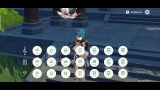Dawn Winery Theme on in-game Lyre (A Minor)