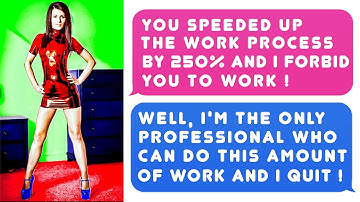 Boss Forgot Who I Am and Forbids Me To Do My Job. Well I Quit. You Lost Your Position & Salary! r/MC