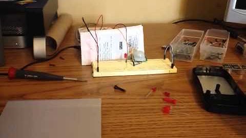 PIR motion-sensor-controlled LED