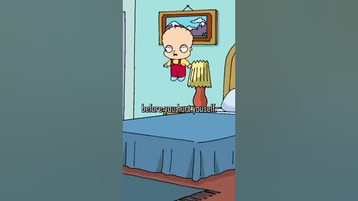 Stewie got British accent