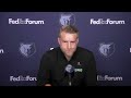 Tuomas Iisalo Press Conference | Grizzlies vs. Timberwolves
