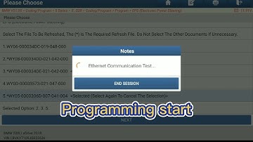 Programming BMW ECU with LAUNCH X431 Pad V - Step interpretation