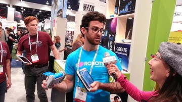 Romotive remote Control Robot - tool for kids to learn programming #CES2014