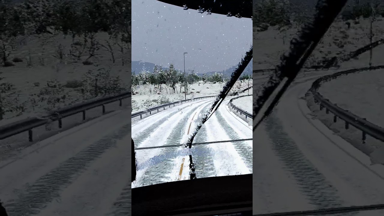 ETS2 POV Gameplay | Realistic Driving & Interior Camera | Immersive Snow Road