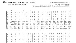 Puji Syukur No. 654 - YANG BERTEDUH PADA TUHAN (Bait 1 3) | Lagu Rohani Katolik