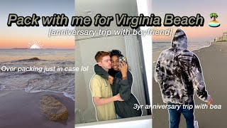 pack with me for Virginia Beach