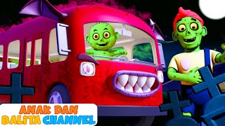 Roda di Bus Mengerikan | Lagu Halloween | Lagu Anak Anak | ABC Bahasa Indonesia