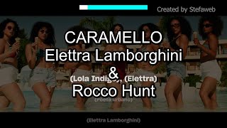 Elettra Lamborghini & Rocco Hunt - Caramello live (Karaoke Originale + cori)